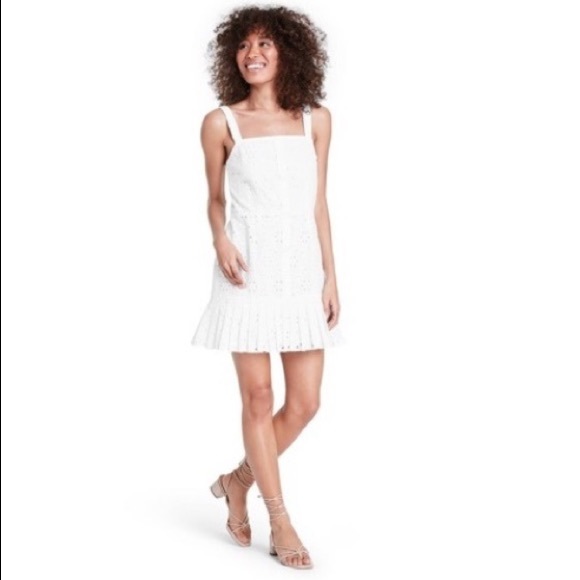 Alexis x Target White Eyelet Mini Dress S - Picture 9 of 9